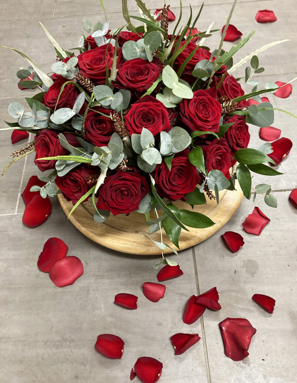 bouquet de roses rouges