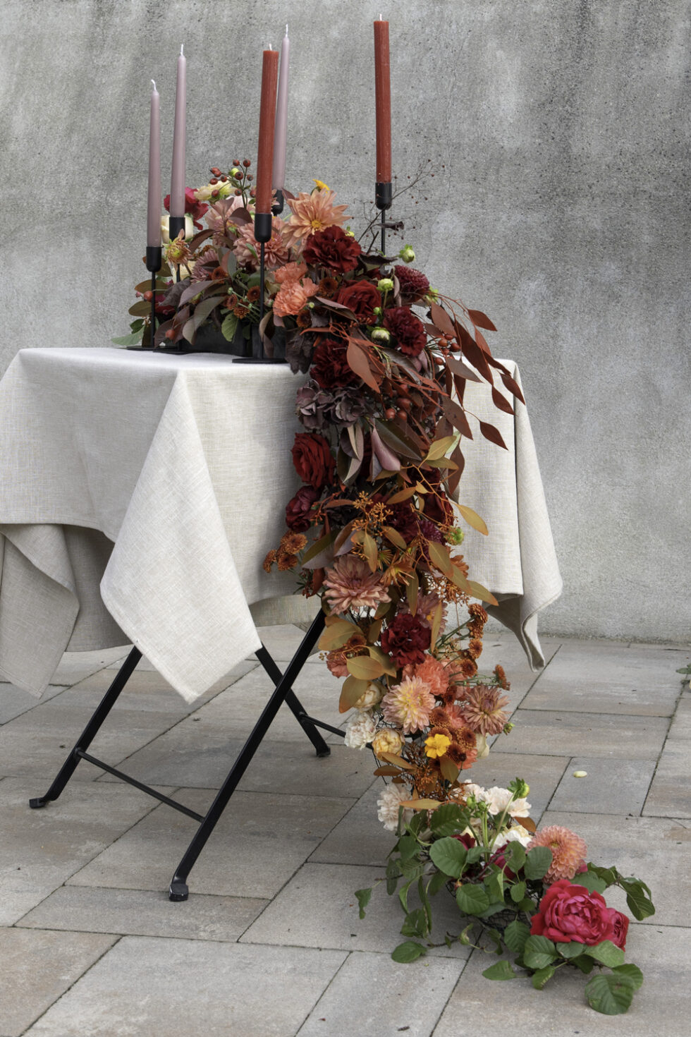 chemin de table événementiel