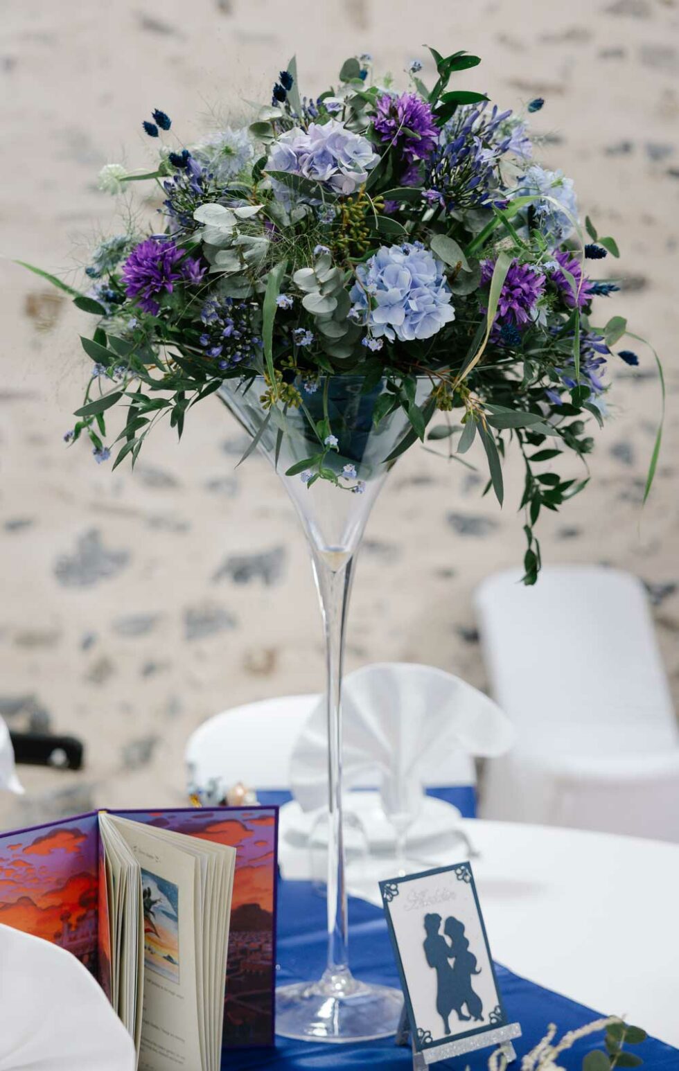 coupe martini table des mariés