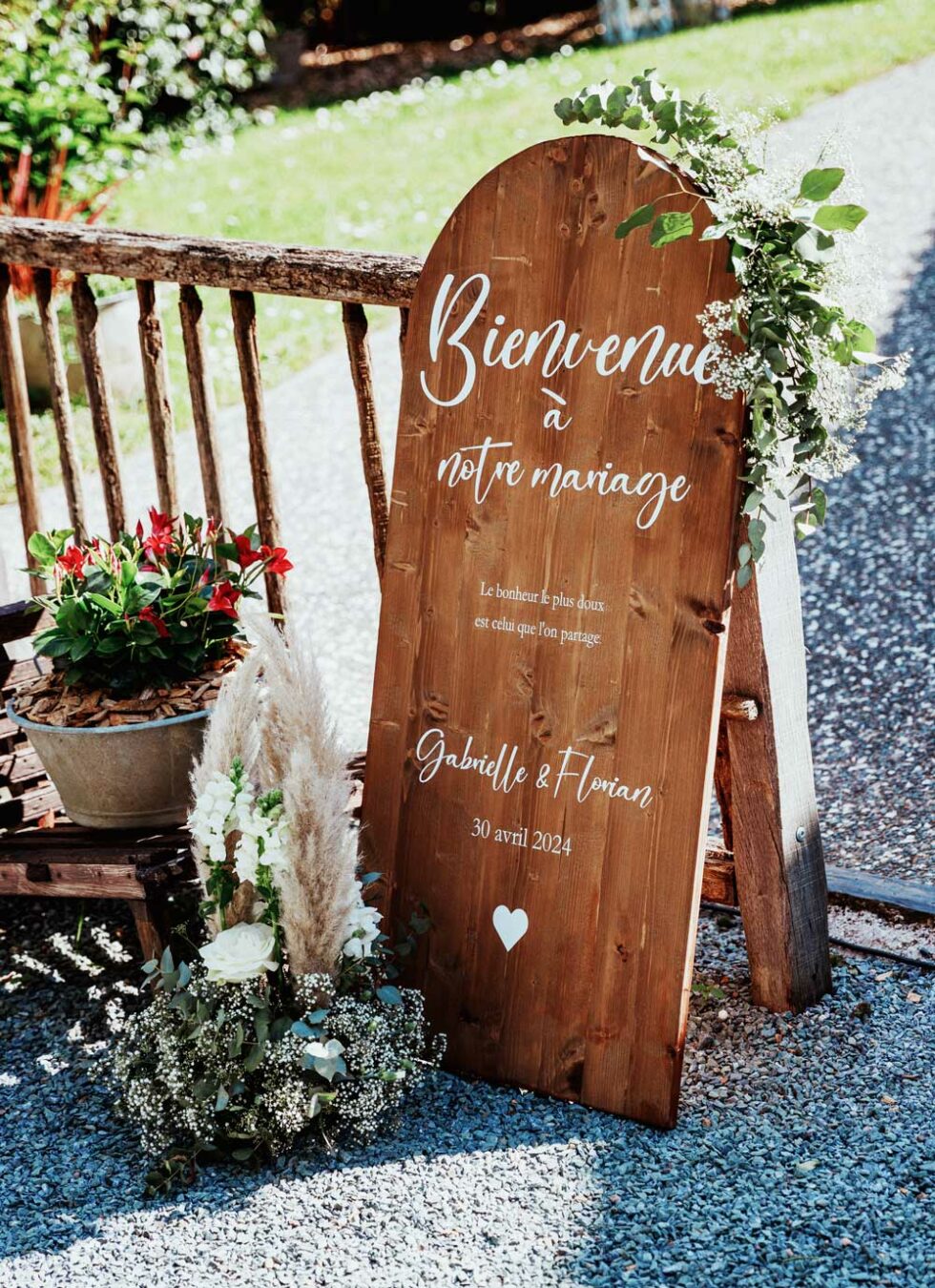 décoration mariage vallet